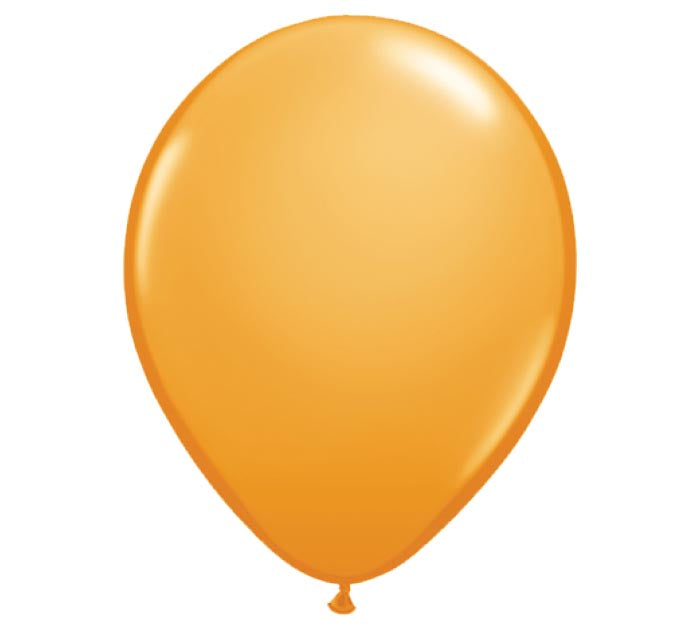 Orange 11" Latex Balloon