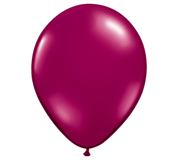 Sparkling Burgundy 11" Latex Balloon