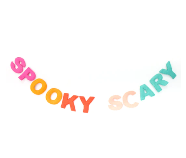 Spooky Scary Halloween Felt Garland