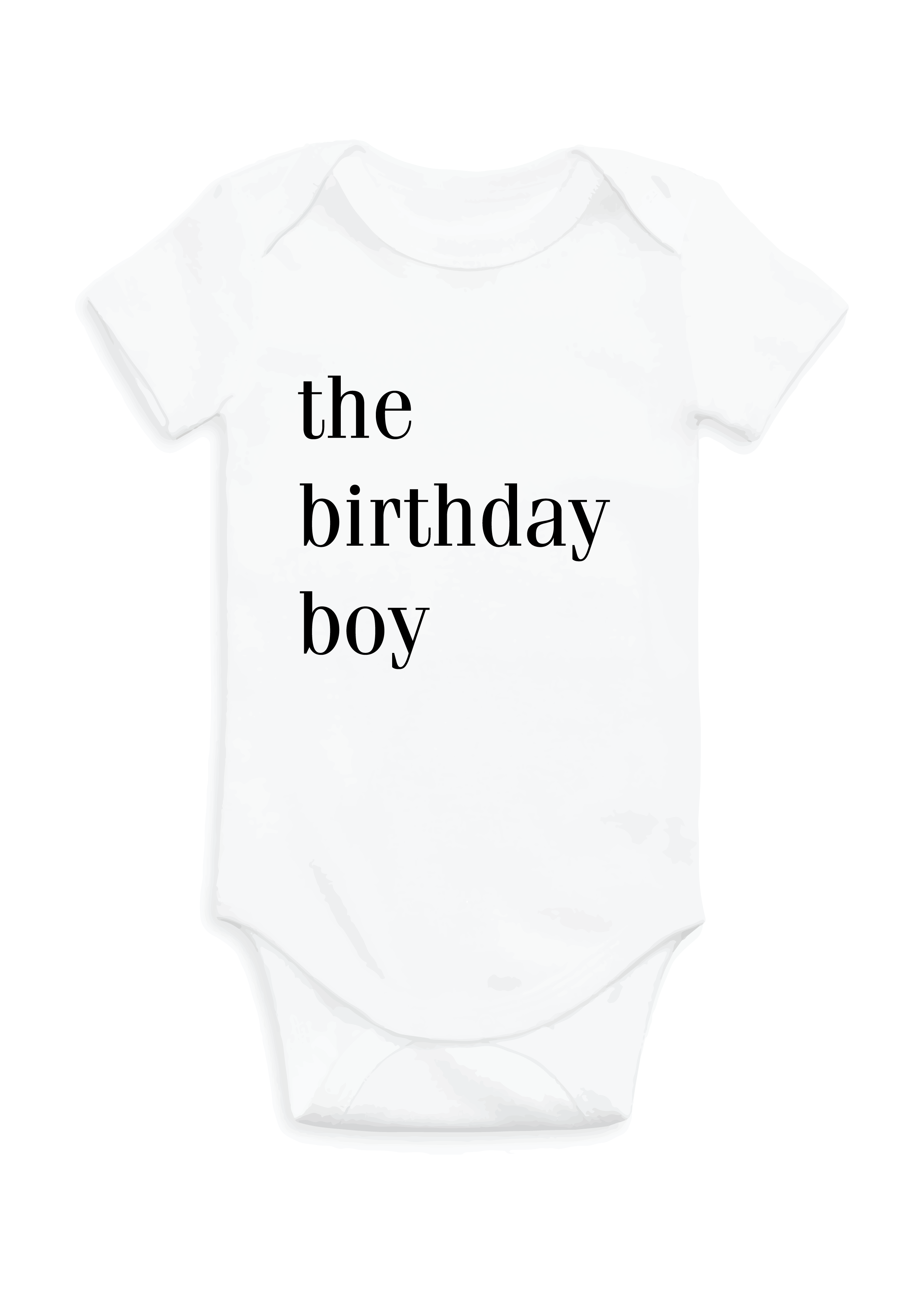 the birthday boy Baby Onesie